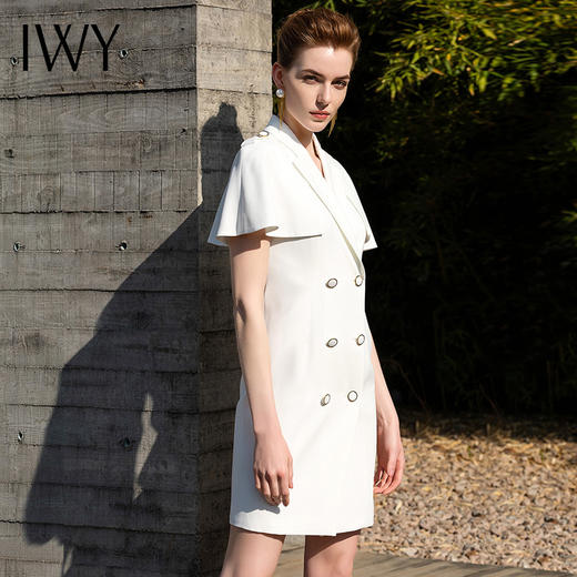 IWY/斗篷披肩白色连衣裙202080Q1 商品图4
