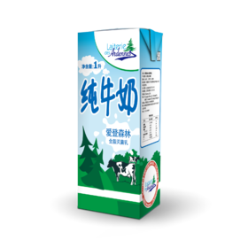 比利时艾登森林全脂灭菌乳秒杀 1瓶1L 4瓶装 （只支持自提）
