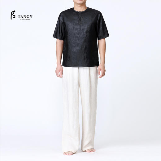 TANGY Collection天意弹力莨短袖T恤 商品图0