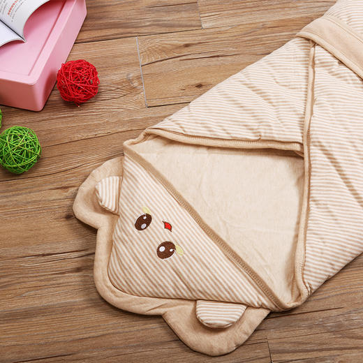 蕴享生活 婴儿彩棉防踢抱被 春秋冬款 商品图2