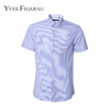 YvesFigarau伊夫·费嘉罗夏季商务休闲简约舒适透气短袖衬衫890405 商品缩略图0