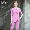 IWY/洋气浅紫色短袖西装职业装女套装名媛气质女神范时尚正装202002C1+P1 商品缩略图6