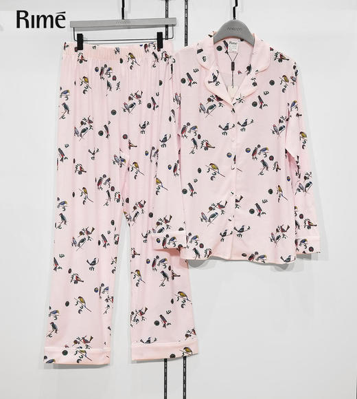 小鸟花女士家居服套装38159 商品图0