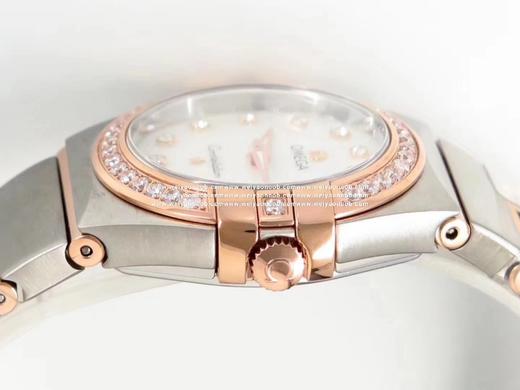 【SSS最新升级版】星座系列27MM、修正圈口罗马字体做法及后盖天文台认证浮雕图案细节;表带扣面logo采用烧焊工艺.彻底解决logo脱掉，内部依旧搭载了欧家1376正品机芯！真正意义上给 商品图13