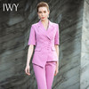 IWY/洋气浅紫色短袖西装职业装女套装名媛气质女神范时尚正装202002C1+P1 商品缩略图4