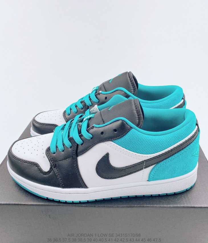 耐克nikeairjordan1lowlaserblue激光蓝aj1乔1低帮潮流缓震运动休闲