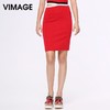VIMAGE纬漫纪春季新品女装修身显瘦包臀针织半裙一步裙V701303 商品缩略图0