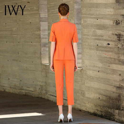 IWY/橘色半裙西装长裤套装三件套202028CP1+28S1 商品图1