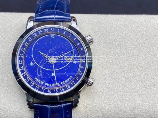 PP Factory 2020最新力作 V3升级版 PP百达翡丽 星空5102天月款日内瓦苍穹系列，你可想象把星空佩戴在腕上吗？这款星空腕表独具特别星象功能，蓝色圆表盘上就能欣 商品图0