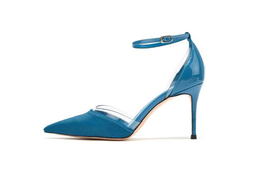 westory女鞋2019春夏新款优雅时尚舒适OL女高跟单鞋子W29AH50111 商品图3