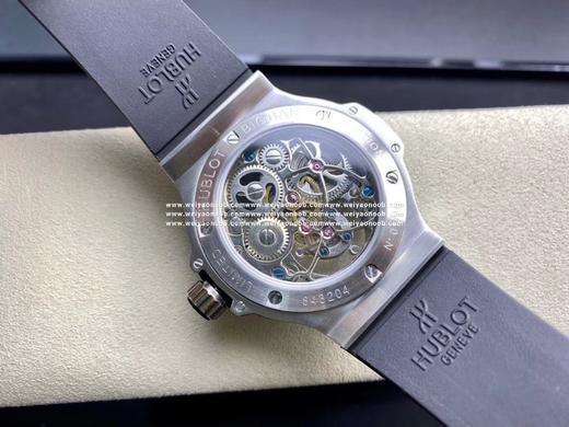 恒宝Hublot.V3升级版 大爆炸系列 真陀飞轮（升级如下：升级使用原装壳套起模壳身，侧耳不再使用塑料，搭配升级版真陀飞轮心脏，加强防震，解决了市场普通版本“缝合度不高有缝隙、机芯返修率高”的问题， 商品图8