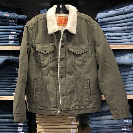  Levi’s/李维斯 男士仿羊羔绒毛领加绒加厚牛仔外套夹克 商品图4