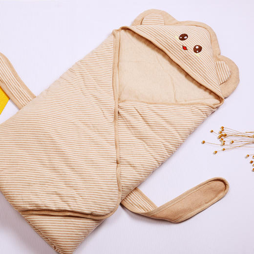 蕴享生活 婴儿彩棉防踢抱被 春秋冬款 商品图1