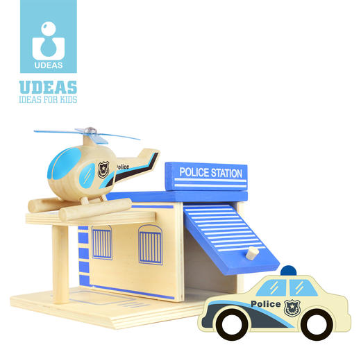 UDEAS品牌木制积木城市系列 商品图1