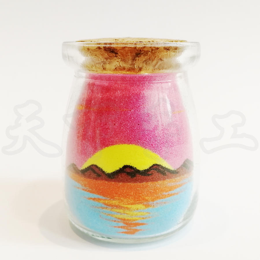 沙瓶画布丁瓶风景系列