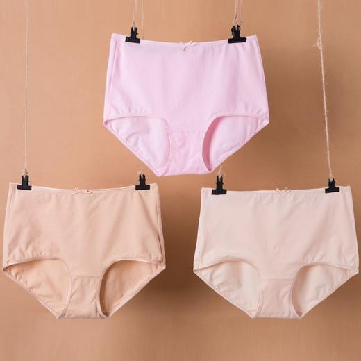 云感棉精梳棉净色大版中高腰女士三角内裤2862/2888/2887 商品图4