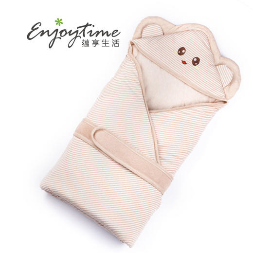 蕴享生活 婴儿彩棉防踢抱被 春秋冬款 商品图0