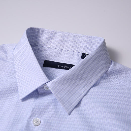 YvesFigarau伊夫·费嘉罗夏季商务休闲简约舒适透气短袖衬衫890403 商品图2