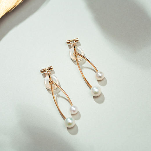 【挚友限定】悦甄Rejoy素川 10K金akoya珍珠耳夹（封板福利 无质量问题不接受7天无理由） 商品图1
