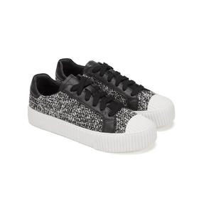 西村名物编织舒适时尚小白鞋滑板鞋X29CM33882