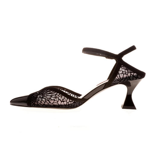 sheme蕾丝尖头 高跟凉鞋 商品图3