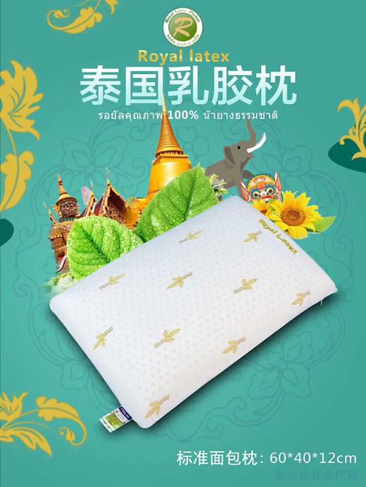 泰国皇家乳胶枕一只WZ25C75601 商品图6