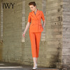 IWY/橘色半裙西装长裤套装三件套202028CP1+28S1 商品缩略图2