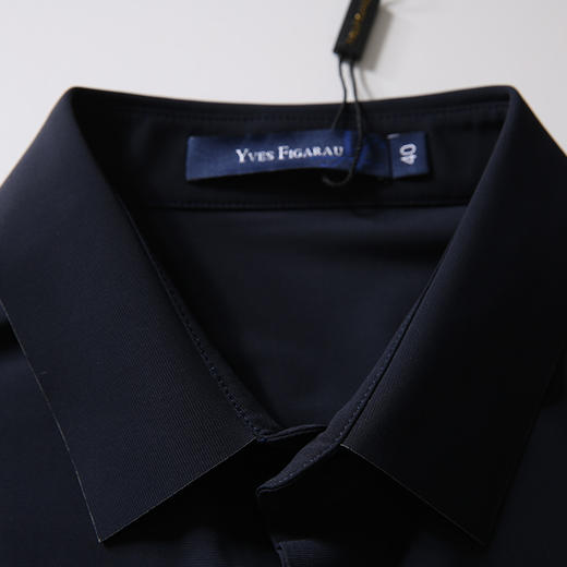 YvesFigarau伊夫·费嘉罗夏季商务休闲简约舒适透气抗皱短袖衬衫812484 商品图2