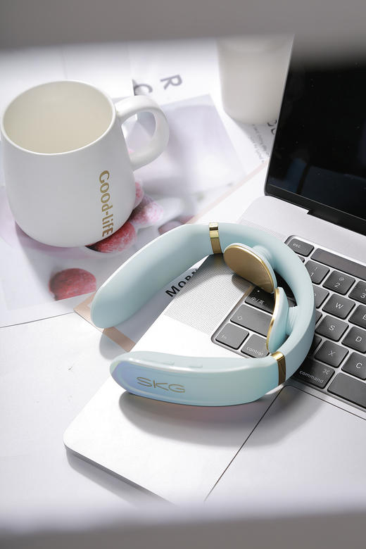 skg颈椎按摩器k6 蓝牙智能颈椎按摩仪热敷肩颈部护颈仪