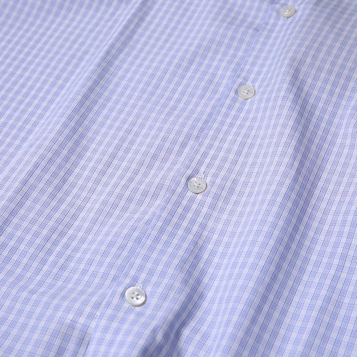 YvesFigarau伊夫·费嘉罗夏季100%棉商务休闲简约舒适透气短袖衬衫890407 商品图4