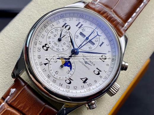 TW 台湾厂 浪琴名匠优雅系列 八针月相 42mm和40毫米男表，官方型号L2.773.4.78.3（具体型号看颜色搭配），原装分解开模生产，全线按正品工序组装质检，316L精钢表壳， 商品图3