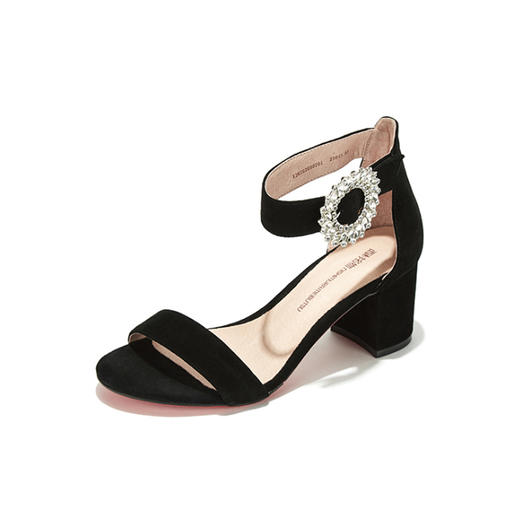 西村名物钻饰高跟优雅淑女凉鞋X282G20502 商品图2