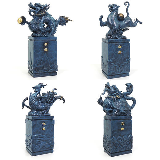 彩铜四兽 青龙白虎朱雀玄武家居客厅玄关桌面摆件 开业礼物 商品图6