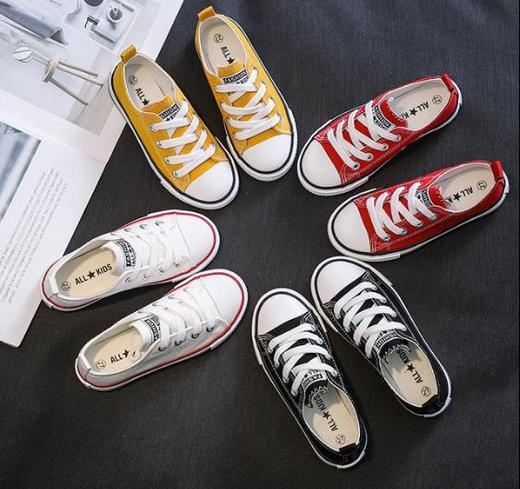 【童鞋】儿童帆布鞋春秋款韩版低帮板鞋男童女童鞋宝宝小白鞋休闲布鞋 商品图2