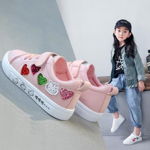 【童鞋】女童小白鞋秋季儿童运动鞋 商品图0