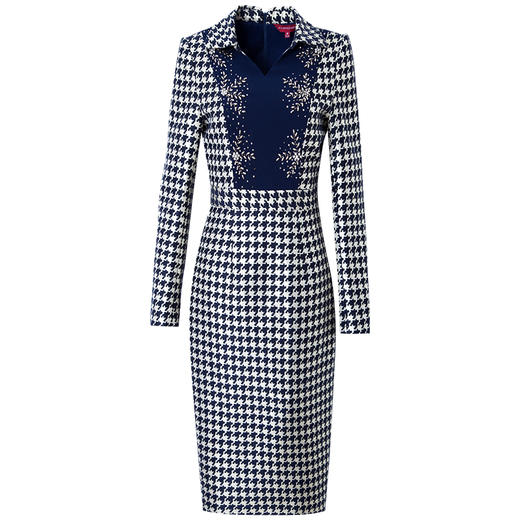 FMY-28614春季复古洋气小香风钉珠中长款包臀裙 商品图1