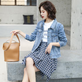 XP-CS931春季新款韩版修身上衣牛仔衣