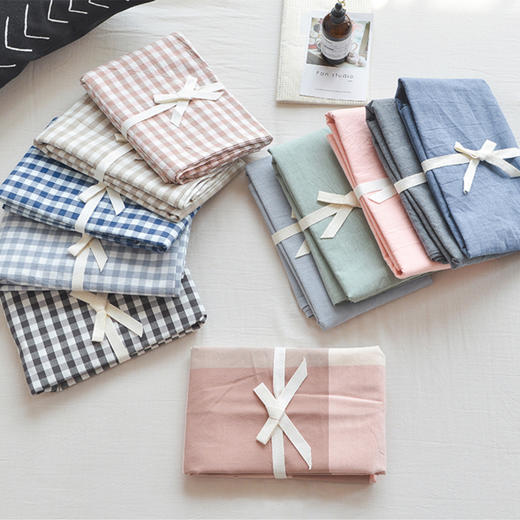 全棉水洗棉枕套枕套1对2只  A-5343  良品 商品图1