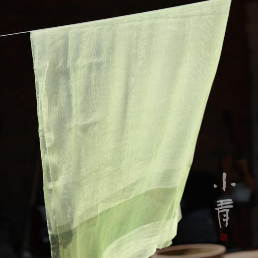 竹染丝巾——真丝羊毛 商品图4