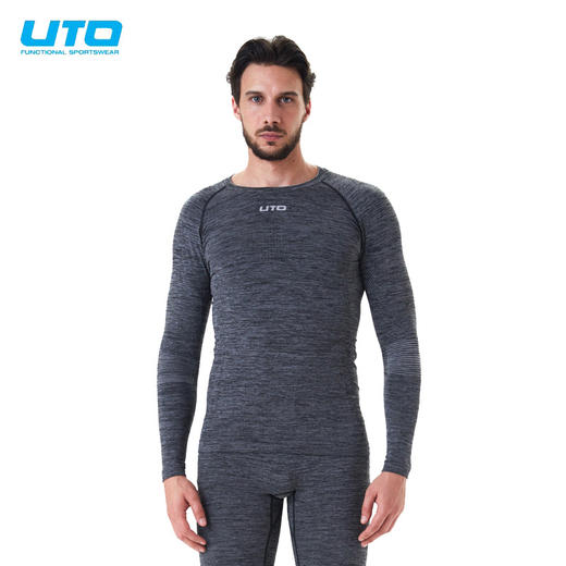 【珠峰实测！】UTO悠途丙纶单导不染色速干排汗功能内衣套装（男女款） 商品图1
