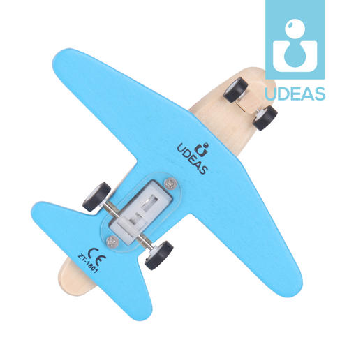 UDEAS品牌木制玩具-回力飞机、拼装回力动物 商品图1