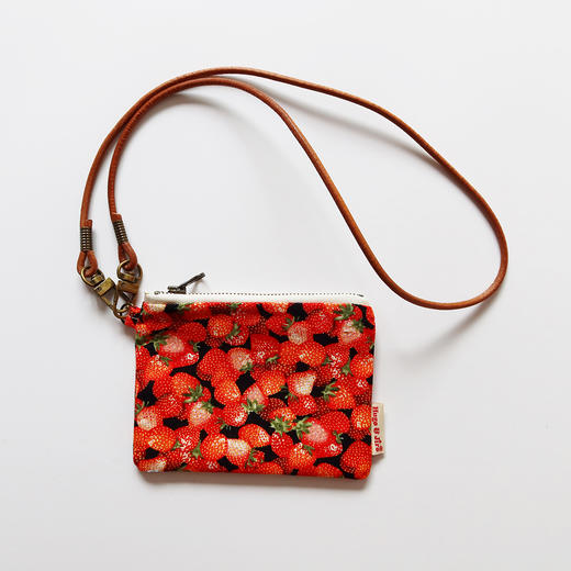HUJI祤集kacase卡包插画草莓草莓小草莓 商品图2