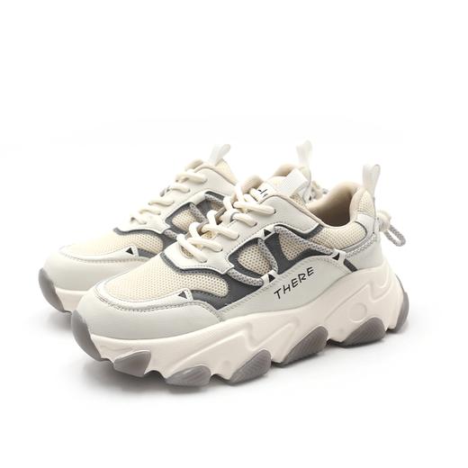 safiya索菲娅 新款小虎牙X几何风潮运动鞋老爹鞋SF01112436 商品图2