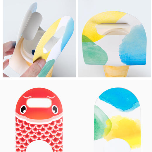 喇叭花 一次性打包袋子双杯袋单杯袋奶茶外卖袋饮料袋塑料袋100个 商品图4