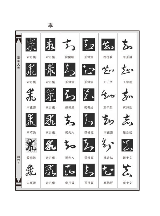官方正版 章草大典 全2册 章草书法字典工具书 检字表书籍 笔画索引和汉语拼音索引选自历代章草字帖碑帖精选章草书法篆刻的书籍——河南美术出版社 商品图5