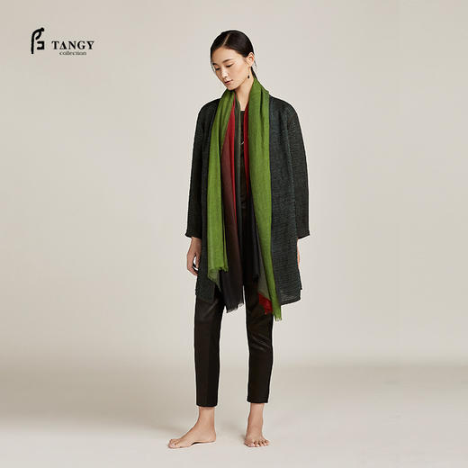 TANGY Collection天意三层丝麻绡莨外套 商品图1