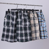 【爆款】男士沙滩裤梭织全棉格子彩纱条纹印花舒适休闲加袋加长家居裤3103/3100/3102/3104/13102 商品缩略图4