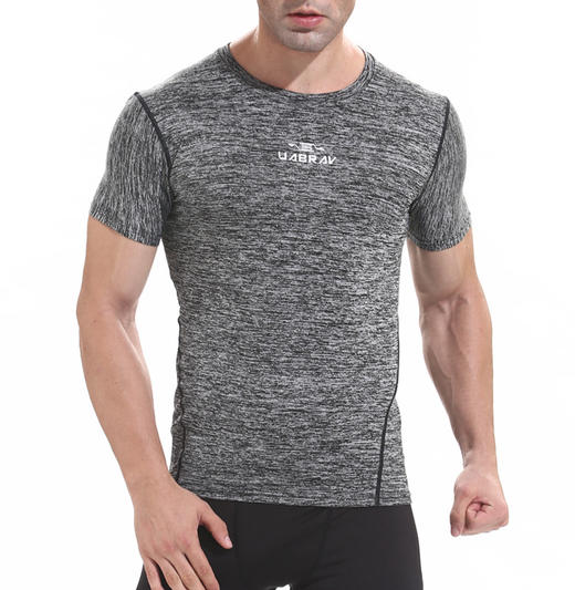 【足球服篮球运动衫】夏季户外速干t恤衣短袖男紧身衣运动服饰健身衣背心 商品图7