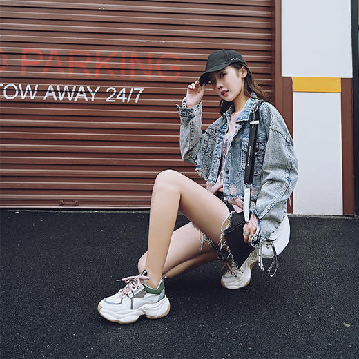 safiya/索菲娅 新款春秋拼接撞色机能运动鞋SF01112407 商品图4