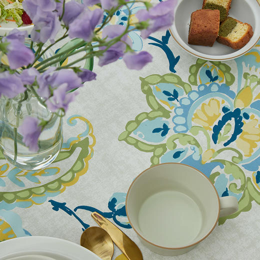 阳春小镇桌布欧式餐桌布长方形家用茶几桌布布艺棉布桌布书桌 商品图4